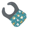 Classic Bib - Dogs on Teal
