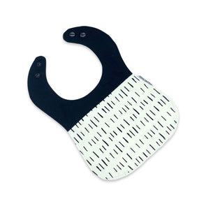 Classic Bib - Cream Dash