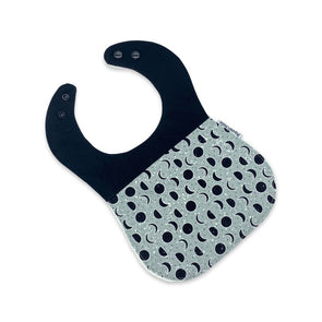 Classic Bib - Moon Phases Grey