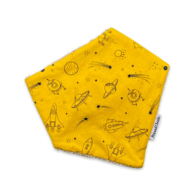 Bandana Dribble Bib - Mustard Space