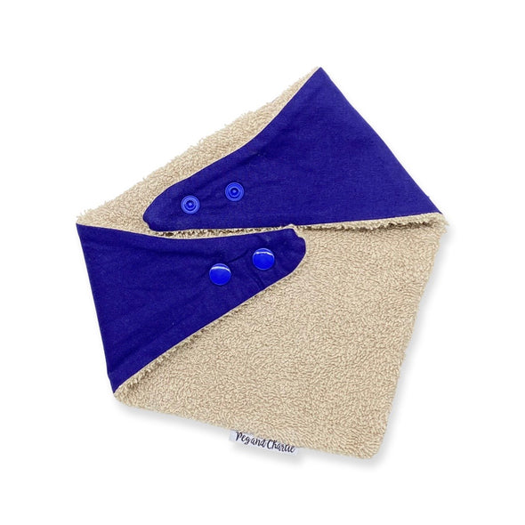 Bandana Dribble Bib - Navy Blue