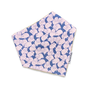 Bandana Dribble Bib - Curly Tail Pigs