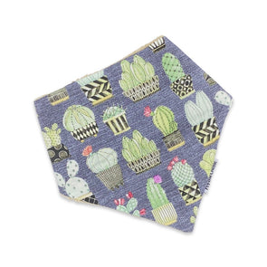 Bandana Dribble Bib - Cactus Pots