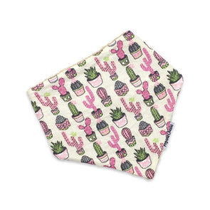 Bandana Dribble Bib - Succulent Pots