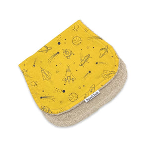 Burp Cloth - Mustard Space
