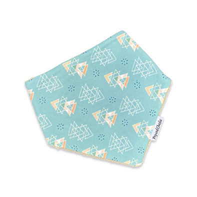 Bandana Dribble Bib - Aztec Blue