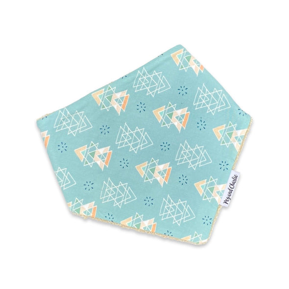 Bandana Dribble Bib - Aztec Blue