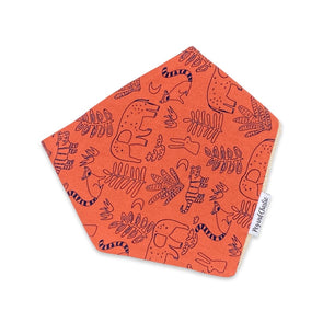 Bandana Dribble Bib - Jungle Rusty
