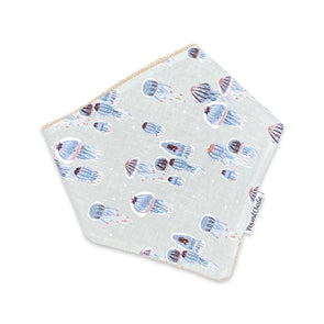 Bandana Dribble Bib - Jellyfish