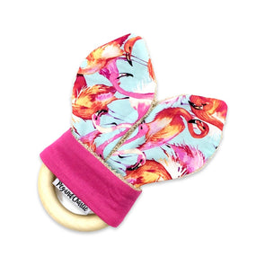 Teething Ring - Fiesta Flamingo