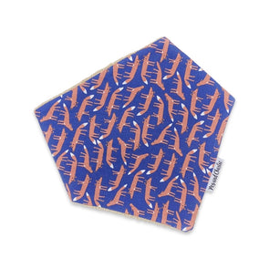 Bandana Dribble Bib - Midnight Fox