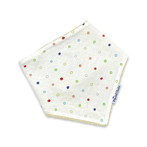 Bandana Dribble Bib - Winter Dots