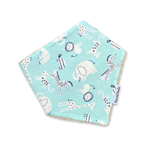 Bandana Dribble Bib - Tossed Jungle Jade