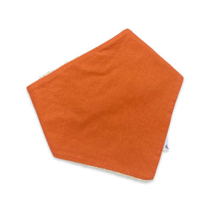 Bandana Dribble Bib - Pumpkin Orange