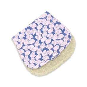 Burp Cloth - Curly Tail Pigs