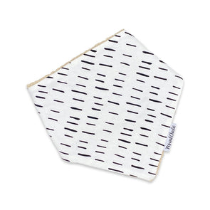 Bandana Dribble Bib - Cream Dash