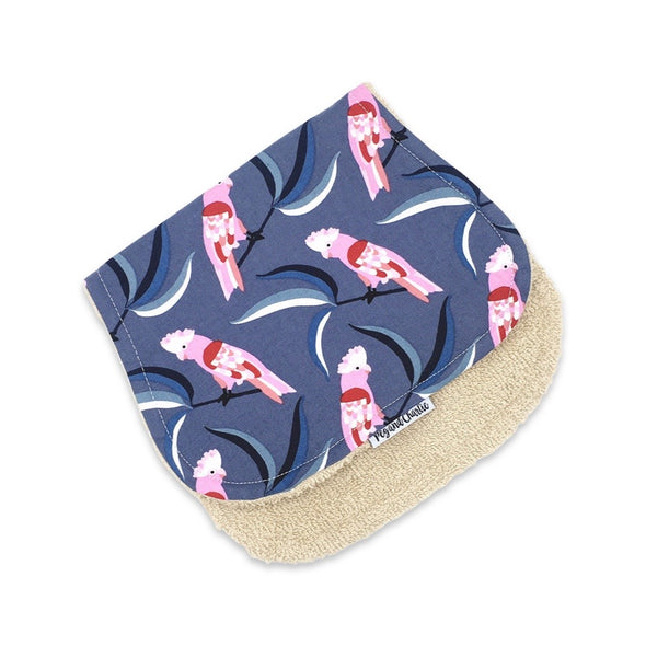 Gift Set - Dribble Bib, Burp Cloth & Teething Ring - Galah