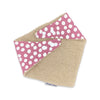 Bandana Dribble Bib - Big Spots Dusty Pink