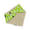 Bandana Dribble Bib - Tossed Sheep Green