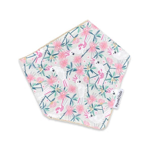 Bandana Dribble Bib - Pink Cockatoo