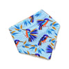 Gift Set - Dribble Bib, Burp Cloth & Teething Ring - Kingfisher