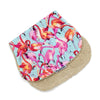 Gift Set - Dribble Bib, Burp Cloth & Teething Ring - Fiesta Flamingo