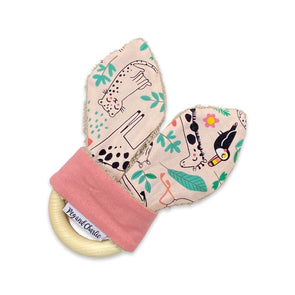 Teething Ring - Peach Love Jungle